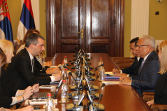 24 November 2023 The National Assembly Speaker in meeting with the Indonesian Ambassador to Serbia
